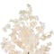 6ft. Pre-Lit White Floral Artificial Christmas Tree, Warm White LED Lights